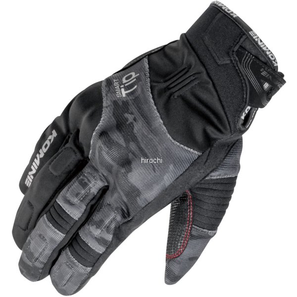 【メーカー在庫あり】 コミネ KOMINE 秋冬モデル プロテクトウインターグローブ ネオ ブラックカモ 3XL..