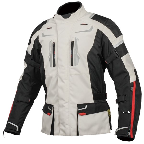 【メーカー在庫あり】 コミネ 秋冬モデル フルイヤージャケット ライトグレー/黒 2XLサイズ JK-597 HD店(2)