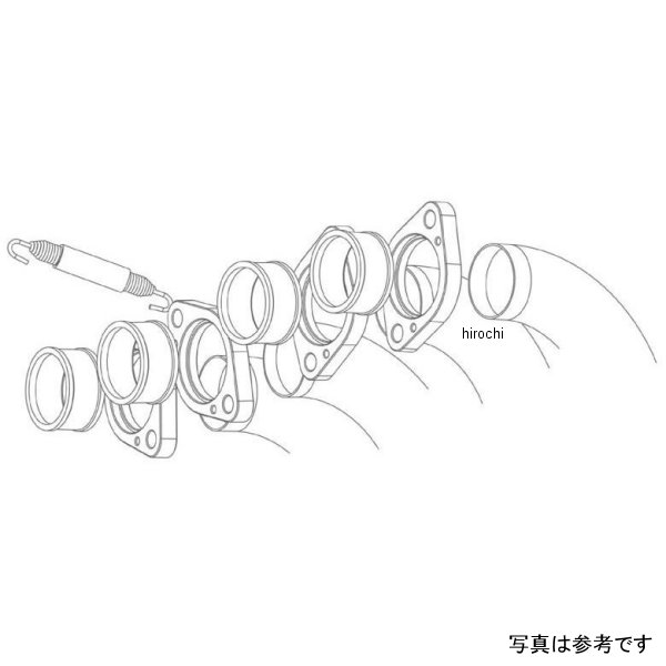 アクラポビッチ AKRAPOVIC リペアフランジ 91年-98年 CBR600F P-FH6 HD店