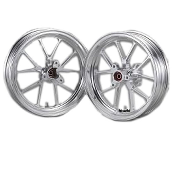オーヴァー OVER アルミ鍛造 ホイールセット GP-TEN 2.50/2.75-12 KSR110 シルバー 82-67-10S HD店