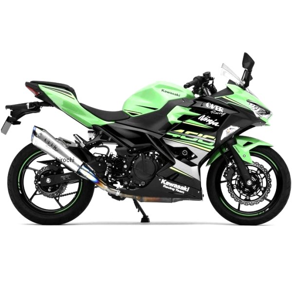 オーヴァー OVER スリップオンマフラー TTフォーミュラ RS＋PRO 18年 Ninja400 チタン 17-722-05 HD店