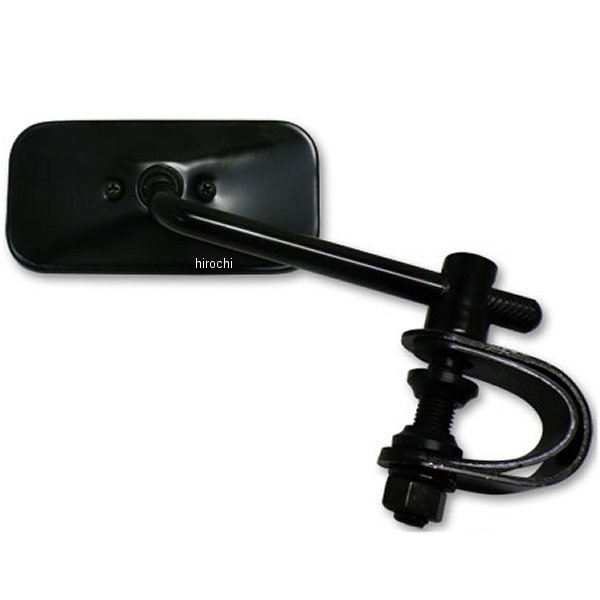 【メーカー在庫あり】 ガッツクローム スクエア クランプオンミラー 黒 2320-2401 HD店