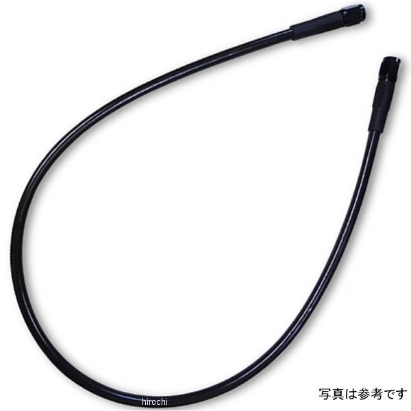 【メーカー在庫あり】 ガッツクローム ブレーキホース 48インチ(121.9cm) ブラックフィッティング 2702..