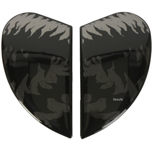 アイコン ICON サイドプレート AIRFORM LYCAN 黒 0133-1230 HD店