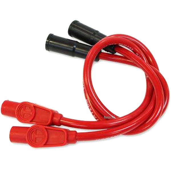 【メーカー在庫あり】 ガッツクローム プラグコード テイラー 04年-06年 XL883/1200 180° 赤 4900-0234..