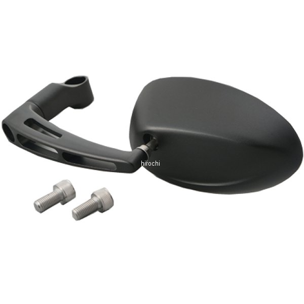 【メーカー在庫あり】 デイトナ パラレルミラー オーバル 左用 ブラストブラック 14954 HD店