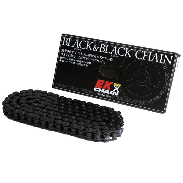 EKチェーン 江沼チェーン 530ZV-X3 黒/黒 128L MLJ カシメ 4571291796218 HD店