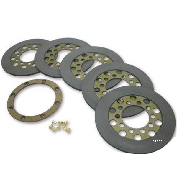 【メーカー在庫あり】 ガッツクローム クラッチ板セット 68年-84年 ビックツイン 5枚セット 7100-1002 HD店