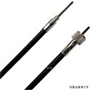 【メーカー在庫あり】 ガッツクローム スピードメーターケーブル プレミアムケーブル フロント用 35インチ 12mmナット 黒 2300-0040 HD店