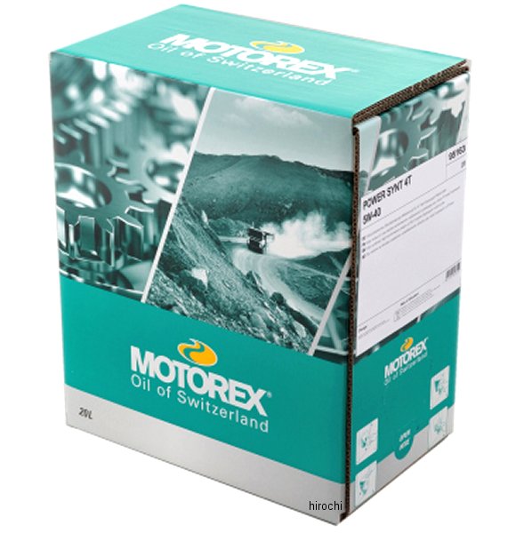 モトレックス MOTOREX エンジンオイル パワーシンセティック 4T 5W40 20L 97866 HD店