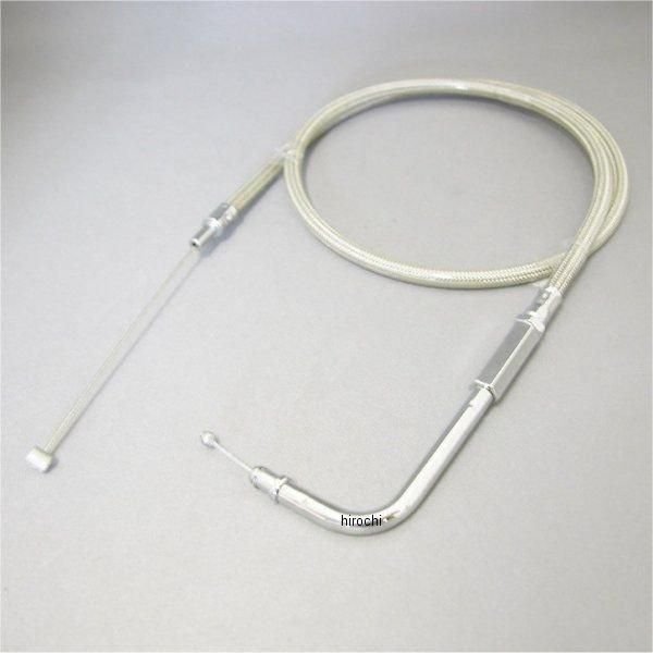 キジマ スロットルケーブル(引き) 96年-17年 Big Twin ステンメッシュ 710mm HW-032466 HD店