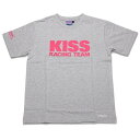 【メーカー在庫あり】 キジマ KISS Racing Team Tシャツ グレー レディースMサイズ K1345G05 HD店