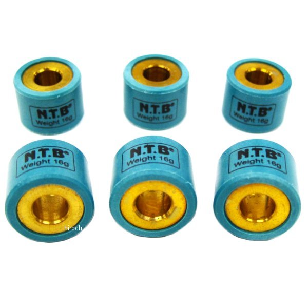 【メーカー在庫あり】 NTB ウエイトローラー リード125 JF45 NHX125D ・PCX JF28 φ20X15mm 19.0g 1セット6個入り 22123-KWN-710 WH20-19.0 HD店