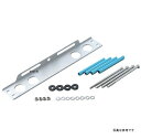 アクティブ ACTIVE ストレートオイルクーラーステーセット 補修用 4.5インチ10段 全年式 VTR1000F シルバー 14051511 HD店