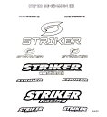 ストライカー STRAIKER ストライカー ステッカーセット ホワイト/ブラック 0SK081 HD店