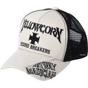 イエローコーン YeLLOW CORN メッシュキャップ アイボリー/黒 YC-010 HD店(2)