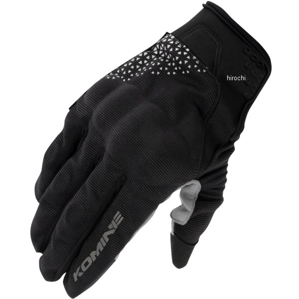 【メーカー在庫あり】 GK-183 コミネ KOMINE 春夏モデル プロテクトメッシュグローブ ブレイブ 黒/デルタグレー XSサイズ 06-183 HD店