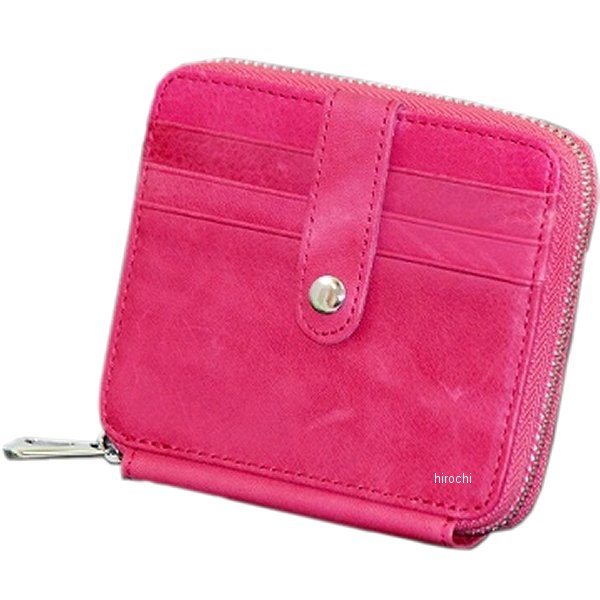 【メーカー在庫あり】 マッドマックス MAD MAX カードケース 12枚収納 ラウンドファスナー レザー ピンク MM50-0392-PK HD店(2)