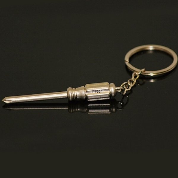【メーカー在庫あり】 マッドマックス MAD MAX DIYキーホルダー アルミ製 工具シリーズ ドライバー シルバー MM50-0396-07S HD店