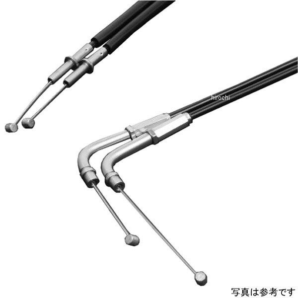 アクティブ ACTIVE スロットルワイヤー ハイスロットルキットEVO専用 引き側 06年-16年 YZF-R6 ステンレス/黒 1060275 HD店