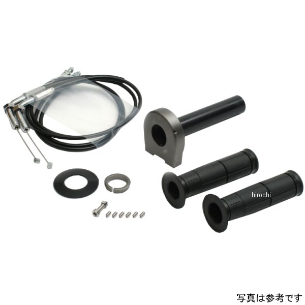 アクティブ ACTIVE スロットルキット TMRキャブレターキット専用 タイプ2 巻取径φ28 TMR用 700mm メッキ/ガンメタ 1069710 HD店