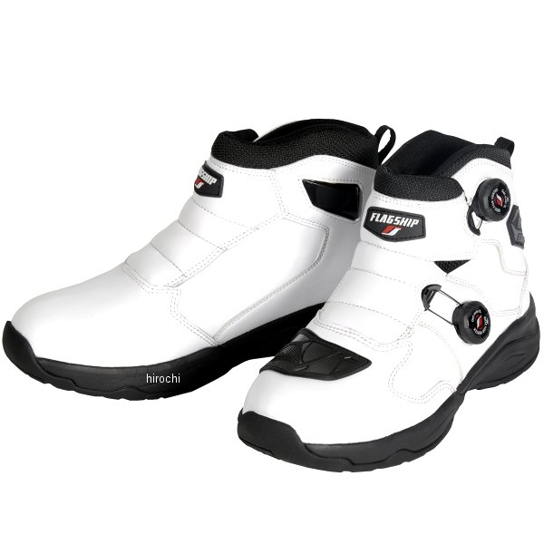 フラッグシップ FLAGSHIP ヴォクサームライディングブーツ 白 27.0cm FSB-801 HD店
