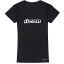 アイコン ICON Tシャツ CLASICON 黒 レディース Sサイズ 3031-3925 HD店