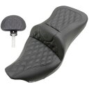 【USA在庫あり】 808-07B-182BR サドルメン Saddlemen シート Road Sofa LS 08年以降 パックレスト付き 0801-1187 HD店