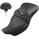 【USA在庫あり】 808-07B-185BR サドルメン Saddlemen シート Road Sofa CF 08年以降 パックレスト付き 0801-1193 HD店
