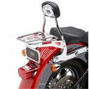 【USA在庫あり】 コブラ COBRA バックレスト デタッチ ラウンド FXST/FLST クローム 1501-0557 HD店