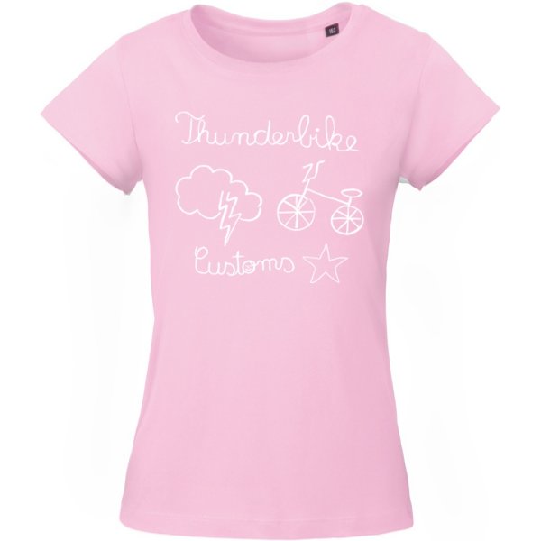 サンダーバイク キッズ Tシャツ Thunderbike ピンク 128サイズ THU-19-01-11910/128 HD店