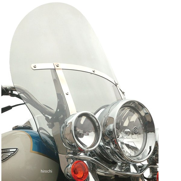 【USA在庫あり】 クロックワークス Klock Werks 純正交換用シールド 20インチ高 90年以降 FLST クリア ..