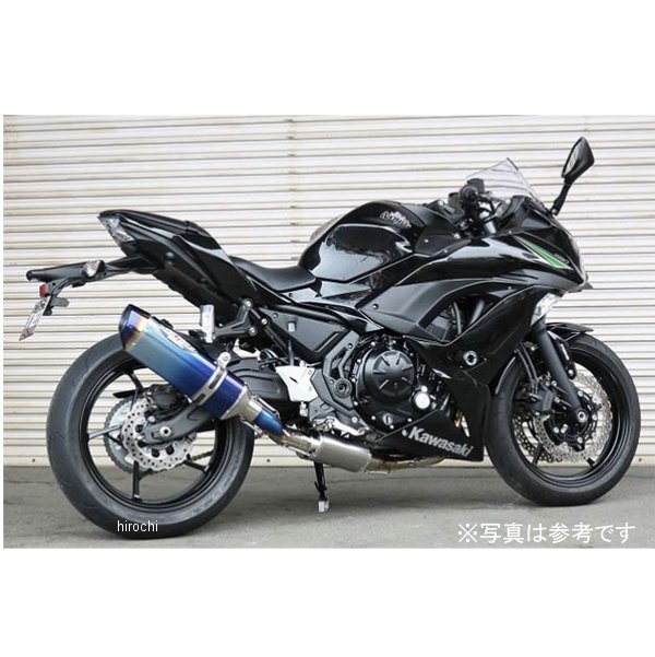ビート BEET フルエキゾースト ナサートRエボリューション TYPE2 レーシングセット Ninja650 ブルーチタン 1002-B61-B5 HD店