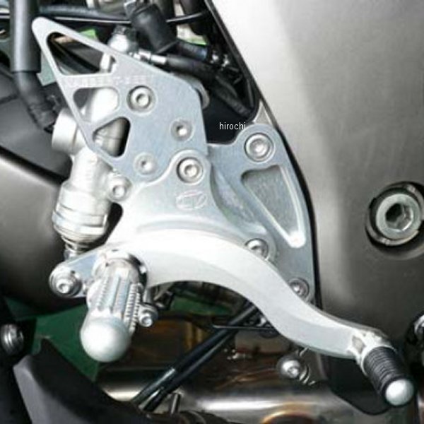ビート BEET バックステップ 固定式 11年-16年 Z1000、Ninja1000ABS ハイパーバンク シルバー 0111-KD6-20 HD店