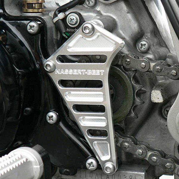【メーカー在庫あり】 ビート BEET フロントスプロケットカバー 09年以前 KSR110 シルバー 0416-K68-09 HD店