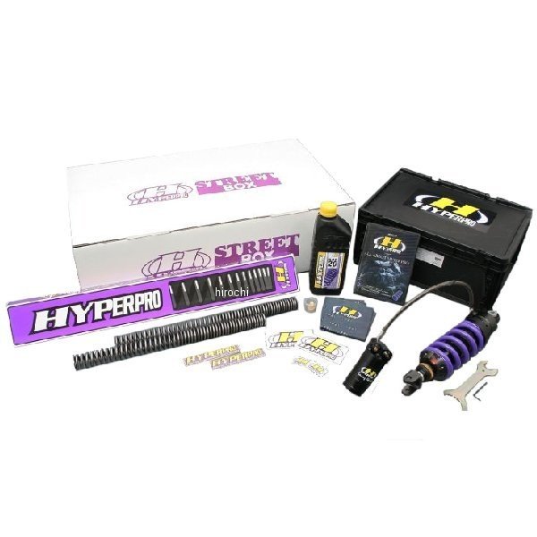 ハイパープロ HYPERPRO ストリートBOX モノショック T461 ホースタンクタイプ 10年-13年 Z1000 紫 33470041 HD店