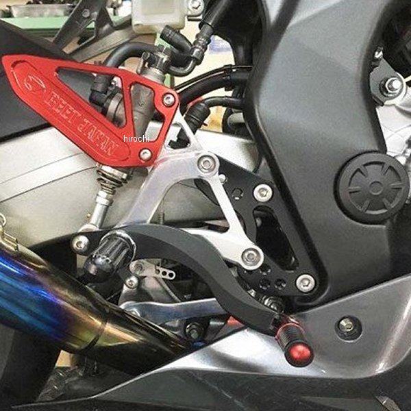 ビート BEET バックステップ 固定式 17年-19年 CBR250RR 赤/黒/ハイパーバンク シルバー 0111-H80-64 HD店