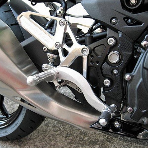 ビート BEET バックステップ 18年-19年 Ninja250 ハイパーバンク シルバー 0111-KE5-20 HD店