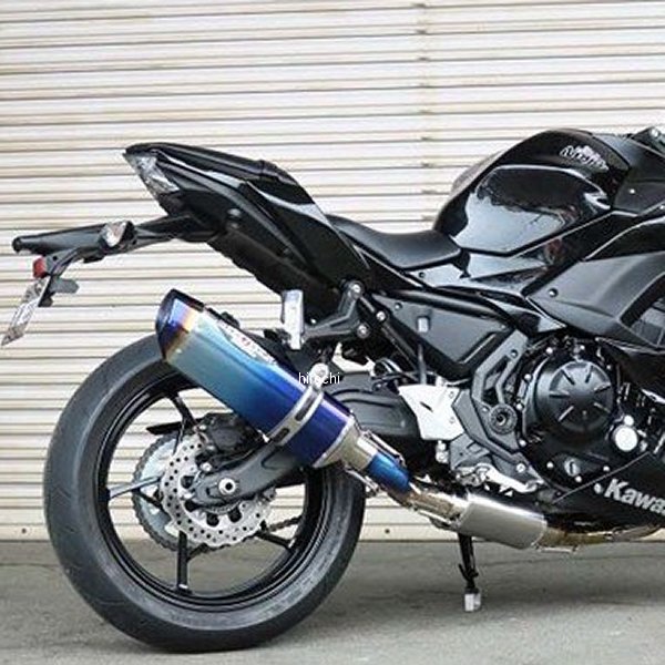 ビート BEET フルエキゾースト ナサートエボリューション TYPE2 17年-19年 Ninja650、Z650 ブルーチタン 0223-KD7-BL HD店