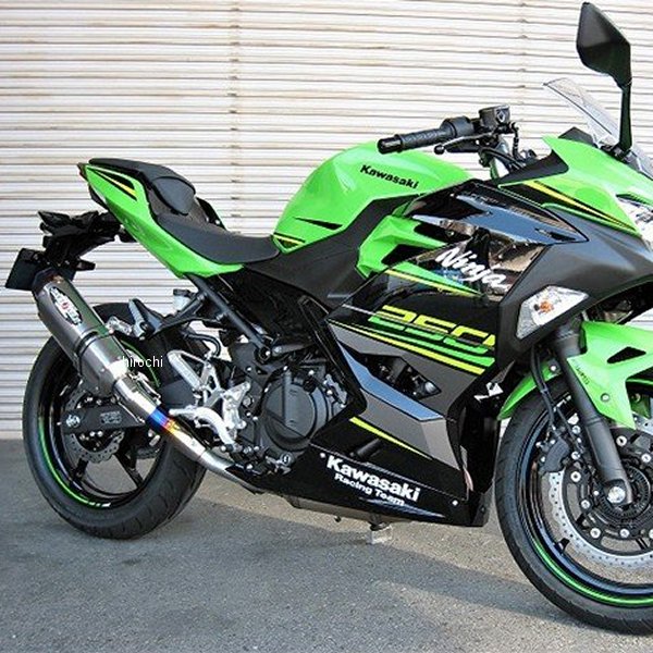 ビート BEET スリップオンマフラー ナサートエボリューション TYPE2 18年 Ninja250 チタン 0228-KE5-50 HD店