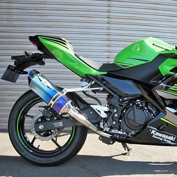 ビート BEET フルエキゾースト ナサートRエボリューション TYPE2 JP250用 18年以降 ニンジャ250 ブルーチタン 1003-B27-BL HD店