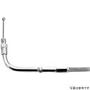 サンダーバイク スロットルケーブル 145cm 95年以前 ハーレー BigTwin ステンレスメッシュ クリアコート THU-52-70-340 HD店