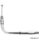 サンダーバイク スロットルケーブル 155cm ステンレスメッシュ クリアコート THU-52-70-380 HD店