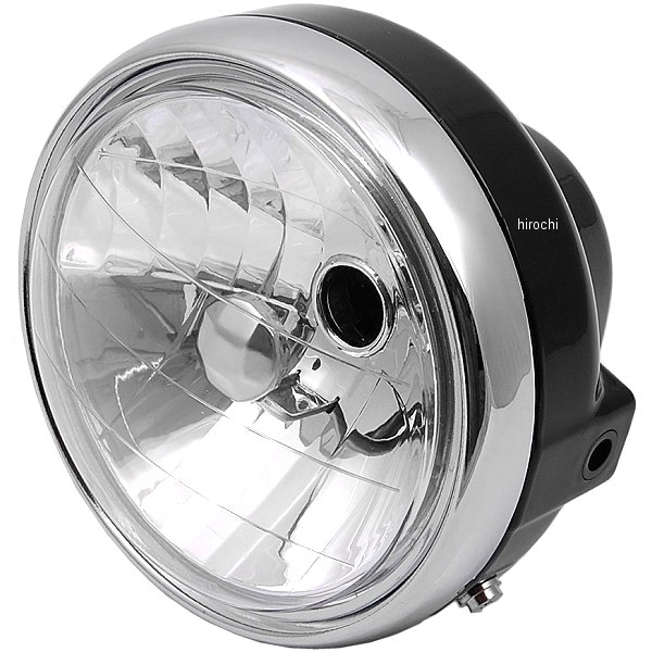 【メーカー在庫あり】 SP武川 マルチリフレクターヘッドライト タイプ1 12V30/30W レンズ径 130mm スーパーホワイトハロゲンバルブ付 汎用 05-08-0488 HD店
