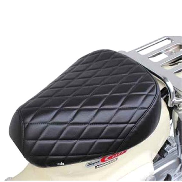 【メーカー在庫あり】 SP武川 クッションシートカバー スーパーカブ ダイヤモンドステッチ/黒 09-11-0234 HD店
