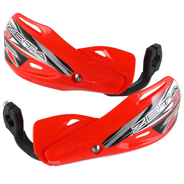 【メーカー在庫あり】 ジータ ZETA ハンドガード インパクトX3 汎用 赤 ZE74-4105 HD店