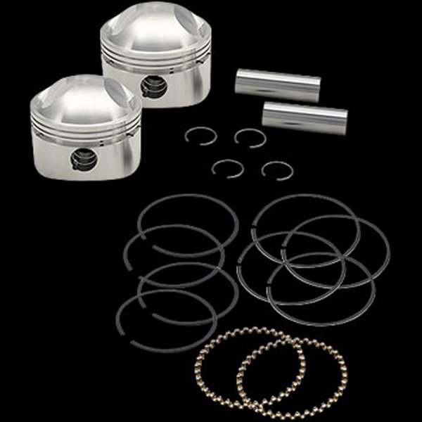 【メーカー在庫あり】 106-5780 S&Sサイクル S&S Cycle 鍛造ピストン セット 36年-84年 ストローカー 3..