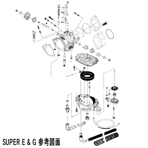 【メーカー在庫あり】 S&S E/Gキャブ アクセレーターポンプリビルドキット 11-2918...