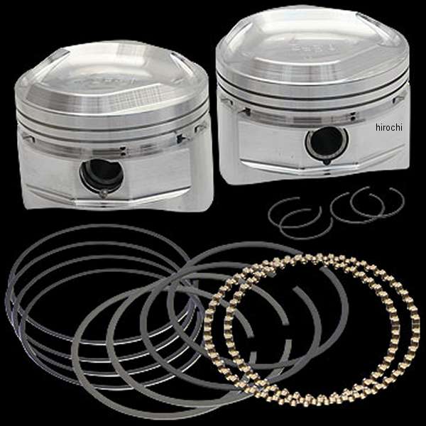 【メーカー在庫あり】 S&S 鍛造ピストンセット 3-5/8インチ +.030インチ 84年-99年 ビッグツイン 92-1063 HD店