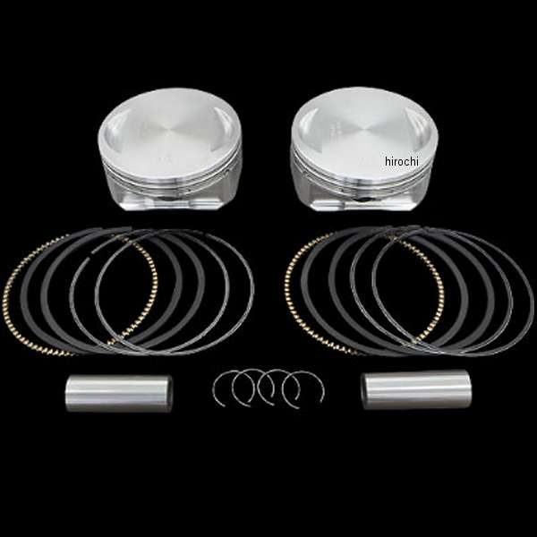 【メーカー在庫あり】 S&S 4.425インチ 鍛造ピストンキット T143シリーズ +.020インチ 920-0111 HD店